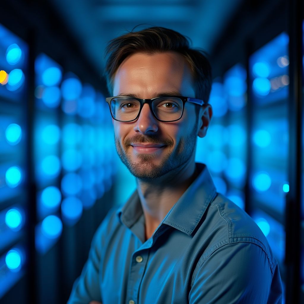 Retrato de Carlos Valderrama, Director de Tecnología